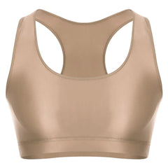 coffee Men's Glossy Sports Crop Top | Gay Crop Tops & Sports Wear - pridevoyageshop.com - gay crop tops, gay casual clothes and gay clothes store