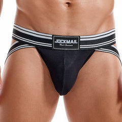 hot gay man in black Gay Gym Jockstraps: Jockmail Fiesta Rave Gay Jockstrap- pridevoyageshop.com - gay men’s underwear and swimwear