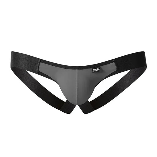 gray The Bad Ass Splitter Jockstrap - pridevoyageshop.com - gay men’s underwear and swimwear