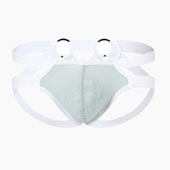 gray green Gay Jockstrap: Bondage Jockstrap & Erotic Gay Lingerie- pridevoyageshop.com - gay men’s underwear and swimwear