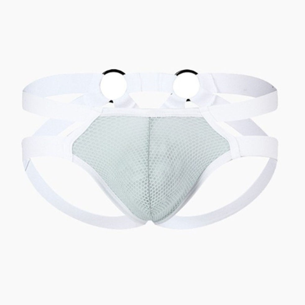 gray green Gay Jockstrap: Bondage Jockstrap & Erotic Gay Lingerie- pridevoyageshop.com - gay men’s underwear and swimwear