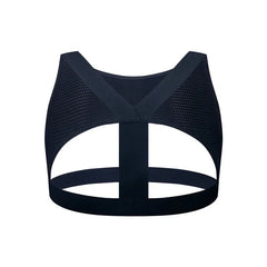 black JOCKMAIL Mesh Harness Crop Tops | Gay Crop Tops & Clubwear - pridevoyageshop.com - gay crop tops, gay casual clothes and gay clothes store