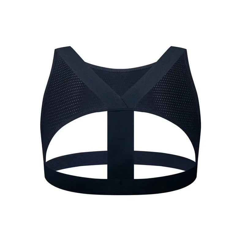 black JOCKMAIL Mesh Harness Crop Tops | Gay Crop Tops & Clubwear - pridevoyageshop.com - gay crop tops, gay casual clothes and gay clothes store