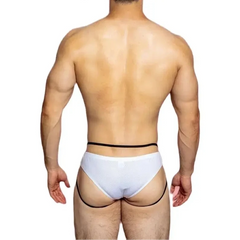 a hot man in white DM Hook-Up Briefs - pridevoyageshop.com - gay men’s thongs, boxers, briefs and jockstraps