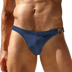 sexy gay man in dark blue Gay Swimwear | Gay Men's Clipper Swim Briefs- pridevoyageshop.com - gay men’s underwear and swimwear