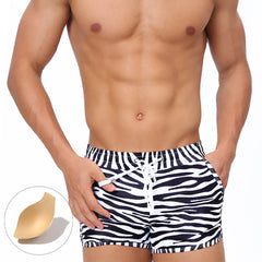 Men’s Werk the Wild Ibiza Stripe Swim Trunks
