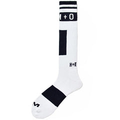 white Ribbed Cotton Crew Socks: Men's Sports Socks- pridevoyageshop.com - gay men’s harness, lingerie and fetish wear