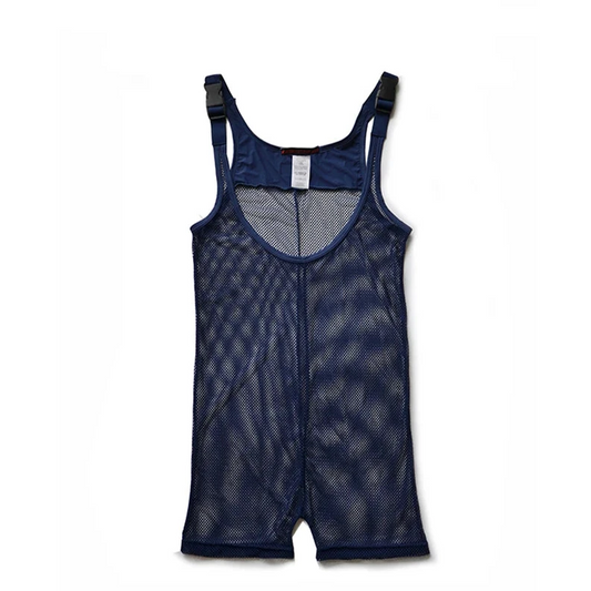 navy blue DM Cruising Mesh Singlets - Men's Singlets, Bodysuits, Leotard & Unitard - pridevoyageshop.com