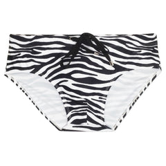 Gay Swimwear | Zebra Striped Swim Briefs- pridevoyageshop.com - gay men’s underwear and swimwear