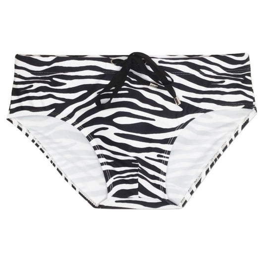 Gay Swimwear | Zebra Striped Swim Briefs- pridevoyageshop.com - gay men’s underwear and swimwear