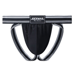 black Gay Gym Jockstraps: Jockmail Fiesta Rave Gay Jockstrap- pridevoyageshop.com - gay men’s underwear and swimwear