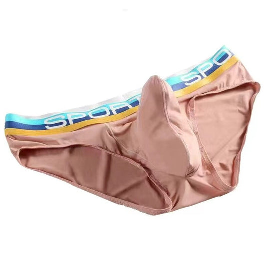 yellow Ice Silk Elephant Briefs | Gay Men Underwear- pridevoyageshop.com - gay men’s underwear and swimwear