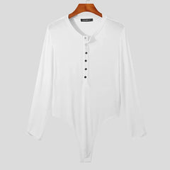 white The Preacher’s Thong Bodysuit - Men's Singlets, Bodysuits, Rompers & Jumpsuits - pridevoyageshop.com