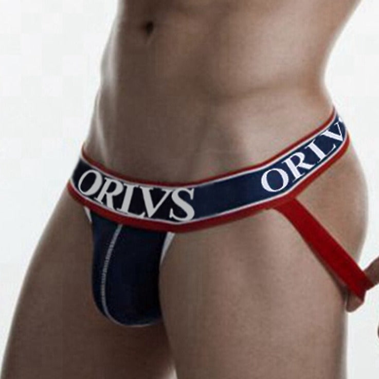 hot gay man in blue and red Gay Jockstraps: Wrestling Jockstrap & Gay Athletic Supporter- pridevoyageshop.com - gay men’s underwear and swimwear