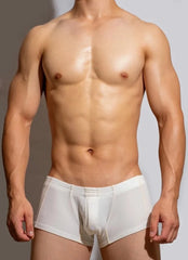 white DM Corduroy Boxer Briefs - pridevoyageshop.com - gay men’s underwear and swimwear