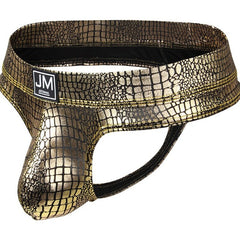 golden Jockmail Wild Secret Snakeskin Thong | Gay Men Underwear- pridevoyageshop.com - gay men’s underwear and swimwear