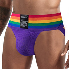 hot man in purple Gay Jockstrap: Designer Jock Strap & Gay Athletic Supporter- pridevoyageshop.com - gay men’s underwear and swimwear