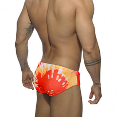 a hot gay man in Men's Fire Graffiti Swim Briefs - pridevoyageshop.com - gay men’s underwear and swimwear