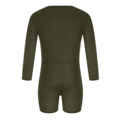 Leave It Open Long-Sleeve Onesie Pajamas for Gay Men