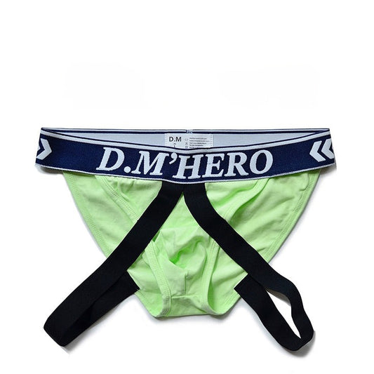 light green DM Hero Garter Briefs | Gay Men Underwear- pridevoyageshop.com - gay men’s underwear and swimwear