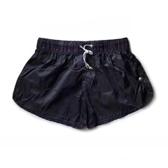 Dark Purple Men's See-Thru Strap Shorts - Men's Activewear, gym short, sport shorts, running shorts- pridevoyageshop.com