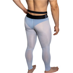 a hot man in sky blue DM Nudism Tights - pridevoyageshop.com - gay men’s thongs, boxers, briefs and jockstraps