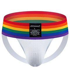 white Gay Jockstrap: Designer Jock Strap & Gay Athletic Supporter- pridevoyageshop.com - gay men’s underwear and swimwear