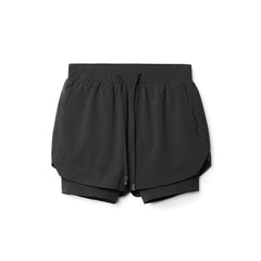 black Men's Built In Compression Workout Shorts | Gay Shorts - Men's Activewear, gym short, sport shorts, running shorts- pridevoyageshop.com