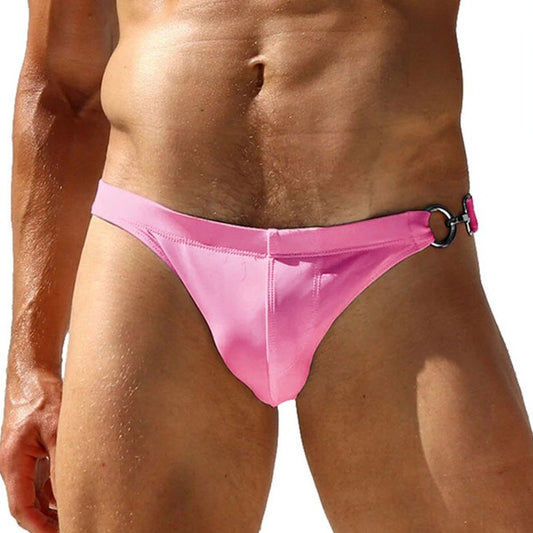 sexy gay man in pink Gay Swimwear | Gay Men's Clipper Swim Briefs- pridevoyageshop.com - gay men’s underwear and swimwear