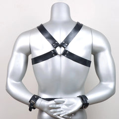Command Cock Ring Body Harness - pridevoyageshop.com - gay men’s puppy play gear, lingerie, fishnet and fetish wear