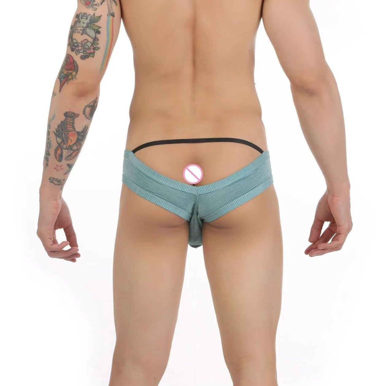 Backless Buns Out Briefs