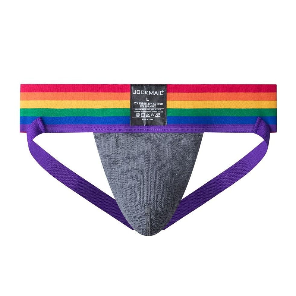 Jockmail 2024 New Rainbow Pride Jockstrap