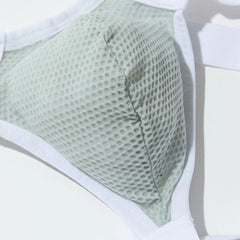 details of Erotic Bondage and Metal Ring Gay Jockstrap- pridevoyageshop.com - gay men’s underwear and swimwear