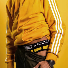 a hot gay man in yellow Men's 85 Collection Mesh Briefs - pridevoyageshop.com - gay men’s underwear and swimwear