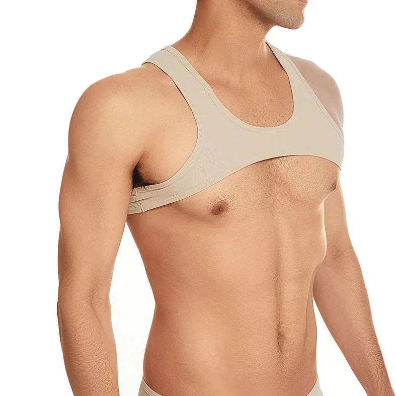 a hot gay guy in skin Men's Ribbed Muscle Crop Top | Gay Crop Tops & Sports Wear - pridevoyageshop.com - gay crop tops, gay casual clothes and gay clothes store