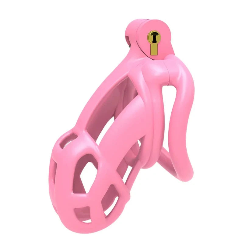 pink 4 Size Loyal Chastity Cage for Gay Puppy Play - pridevoyageshop.com - gay men’s puppy play gear, lingerie, fishnet and fetish wear