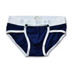 navy blue DM Unhook Detachable Briefs - pridevoyageshop.com - gay men’s thongs, boxers, briefs and jockstraps