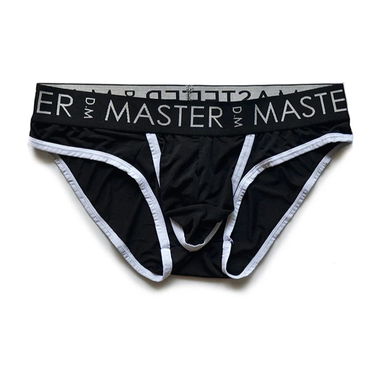 black DM Mesh Master Briefs - pridevoyageshop.com - gay men’s thongs, boxers, briefs and jockstraps
