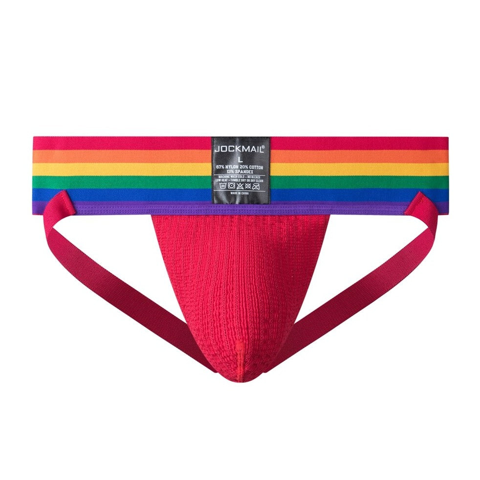 Jockmail 2024 New Rainbow Pride Jockstrap