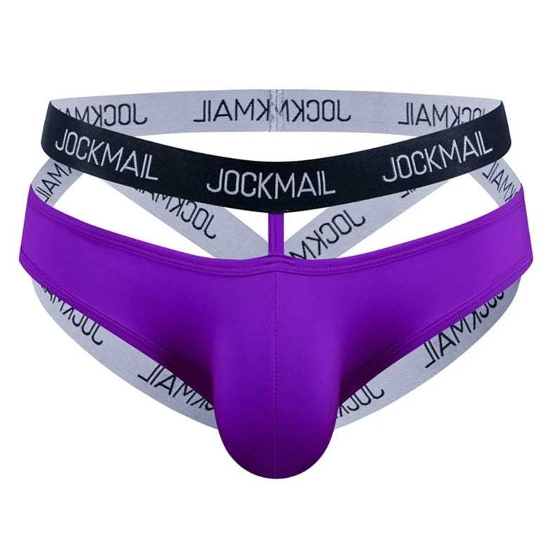 purple Jockmail Bondage Jockstrap - pridevoyageshop.com - gay men’s underwear and swimwear