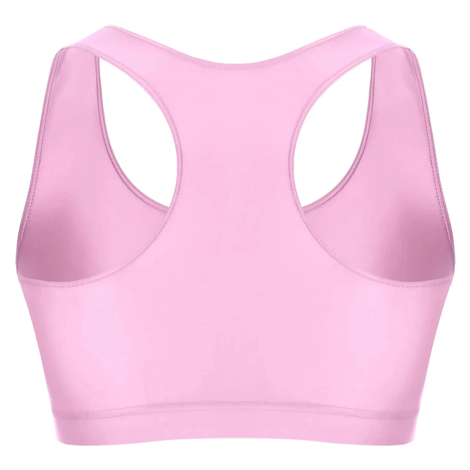 pink Men's Glossy Sports Crop Top | Gay Crop Tops & Sports Wear - pridevoyageshop.com - gay crop tops, gay casual clothes and gay clothes store