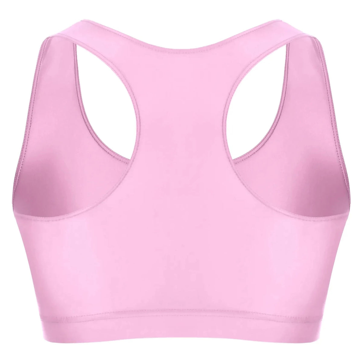 pink Men's Glossy Sports Crop Top | Gay Crop Tops & Sports Wear - pridevoyageshop.com - gay crop tops, gay casual clothes and gay clothes store