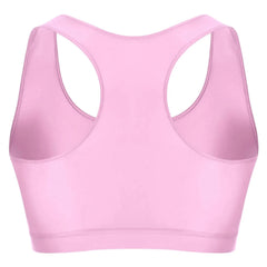 pink Men's Glossy Sports Crop Top | Gay Crop Tops & Sports Wear - pridevoyageshop.com - gay crop tops, gay casual clothes and gay clothes store