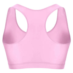 pink Men's Glossy Sports Crop Top | Gay Crop Tops & Sports Wear - pridevoyageshop.com - gay crop tops, gay casual clothes and gay clothes store