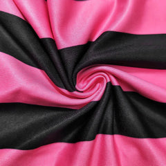 details of rose red Retro stripes U-Neck Romper Singlets - Men's Singlets, Bodysuits, Rompers & Jumpsuits - pridevoyageshop.com