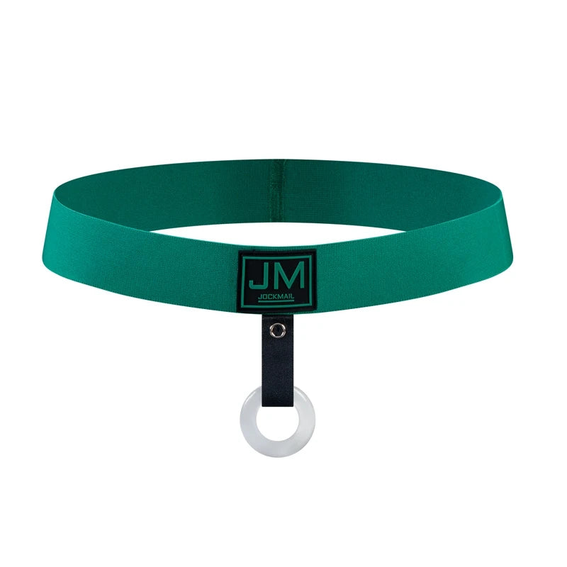 green JOCKMAIL Cock Ring Jockstrap - pridevoyageshop.com - gay men’s underwear and swimwear