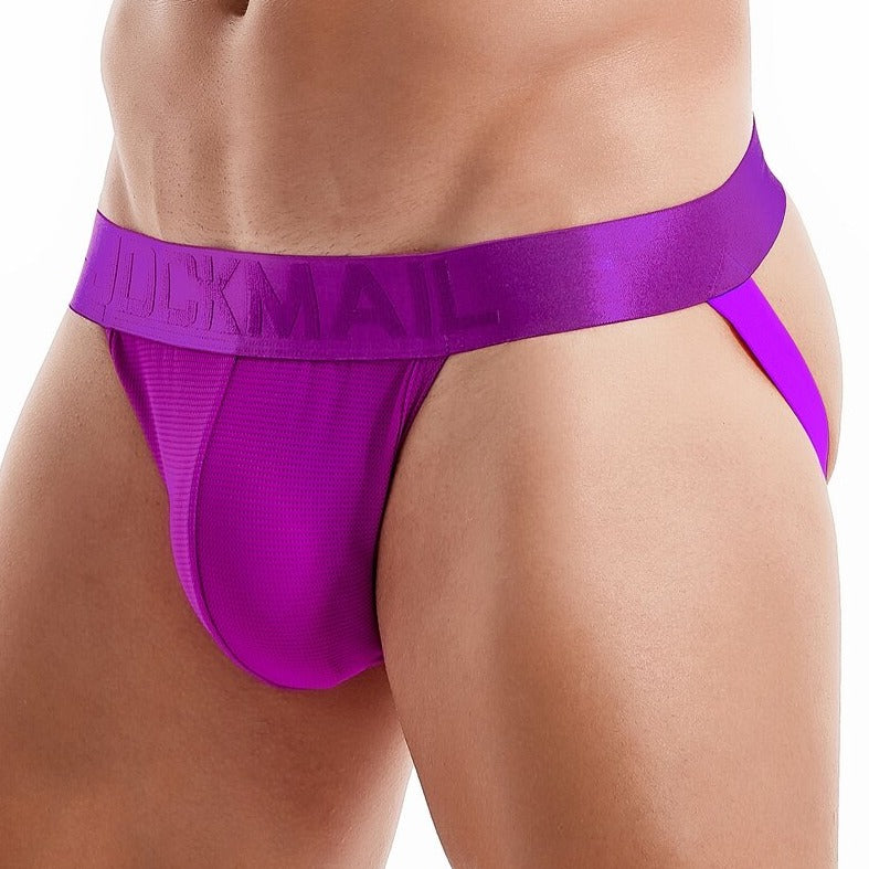 purple Jockmail Fiesta Rave Bikini Briefs | Gay Men Underwear- pridevoyageshop.com - gay men’s underwear and swimwear