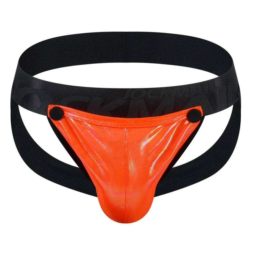 orange Jockmail Circuit Party Jockstrap - pridevoyageshop.com - gay men’s underwear and swimwear