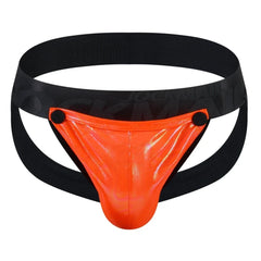 orange Jockmail Circuit Party Jockstrap - pridevoyageshop.com - gay men’s underwear and swimwear