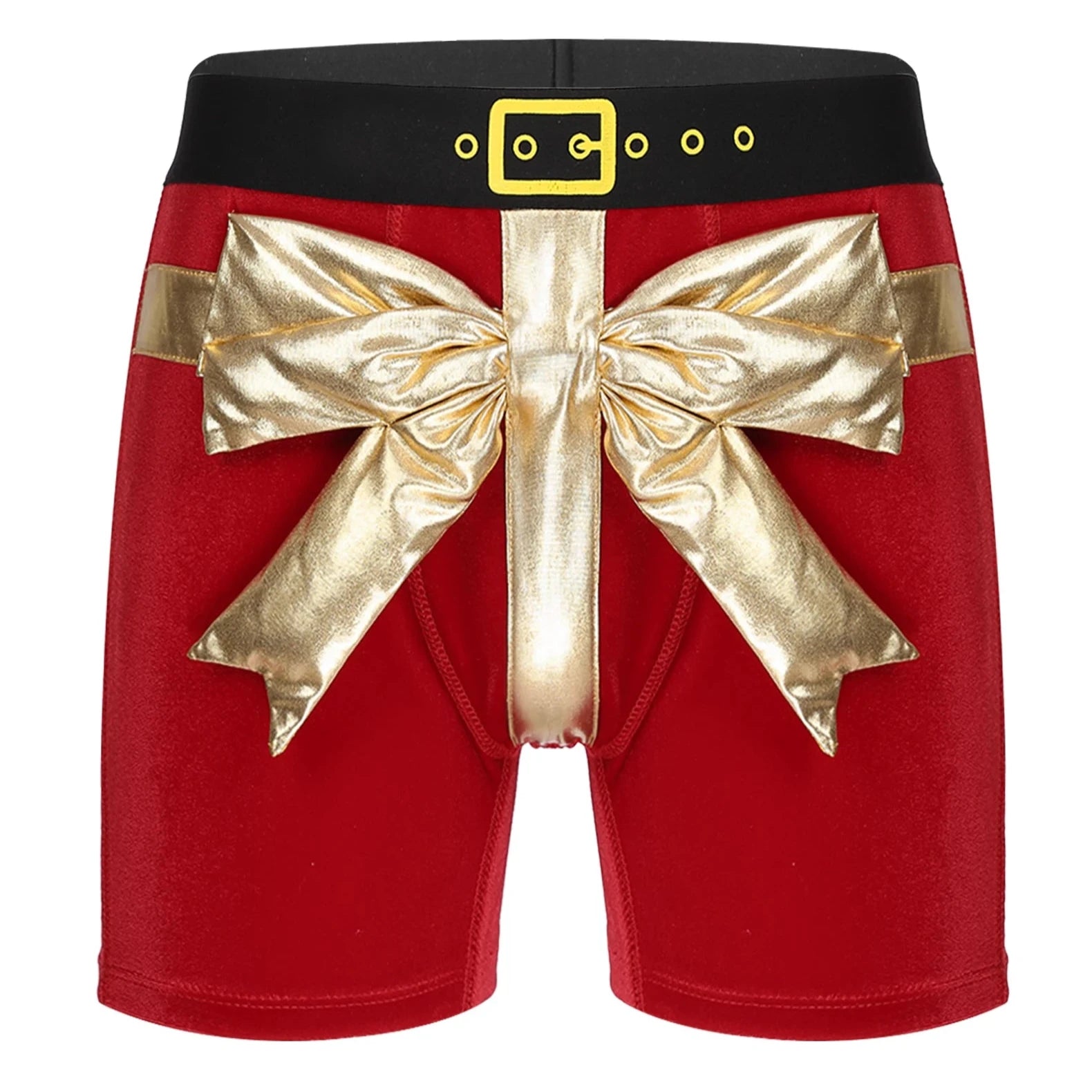 Santa’s Surprise Christmas Boxers - pridevoyageshop.com - gay costumes, men role play outfits, gay party costumes and gay rave outfits